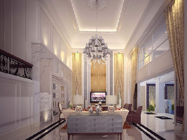 profil interior ruang tv rumah